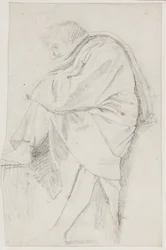 Uomo immerso nei pensieri, c.1790
