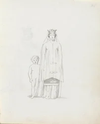 Mrs Siddons come Constance con bambino