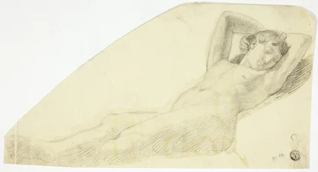 Ragazza nuda addormentata