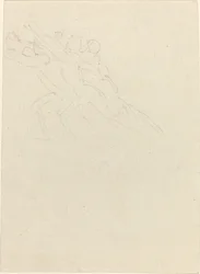 Figure in corsa con le braccia alzate