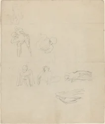 Foglio di studi di figure