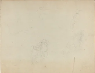 Foglio di studi (recto e verso)