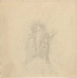 Studi per un monumento con l