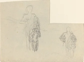 Due Studi di Figura in Piedi e Bambino