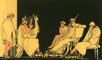 Ulisse piange al canto di Demodoco