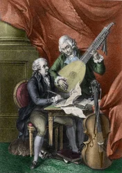 Wolfgang Amadeus Mozart e Franz Joseph Haydn