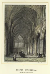 Cattedrale di Exeter, la navata vista verso ovest