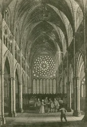 Leonard impedisce il matrimonio del conte di Rochester con Amabel nel coro di San Paolo