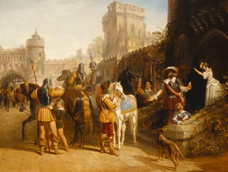 La Partenza della Contessa di Derby da Martindale Castle, 1842