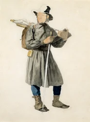 Artista in piedi
