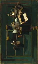 Porta con lanterne, c.1880