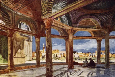 Interno della Cupola della Catena, guardando a nord