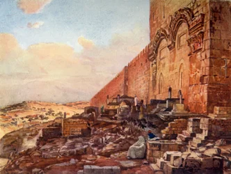 Gerusalemme - Esterno della Porta d