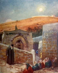 La cappella della tomba della Vergine ai piedi del Monte degli Ulivi, 1902