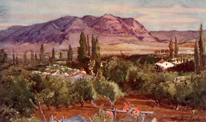 Il monte della tentazione da Gerico