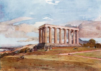 Il Monumento Nazionale su Calton Hill