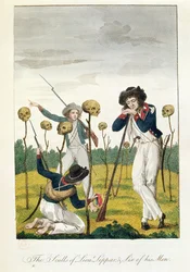 Gli scafi di Lieu Leppar, sei dei suoi uomini, di J.G. Stedman