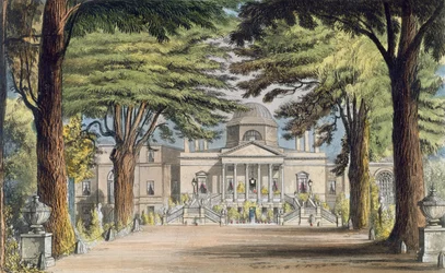 Facciata principale di Chiswick House, da 