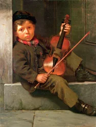 Il ragazzo violinista, 1874