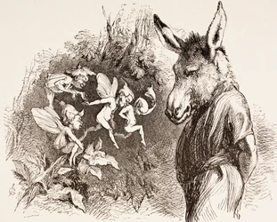 Illustrazione per Sogno di una notte di mezza estate, da 