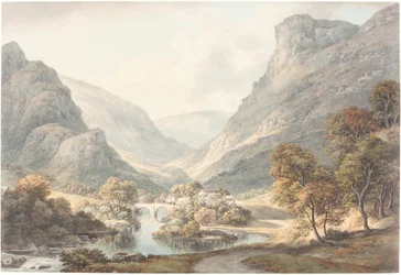 Una vista di Dovedale
