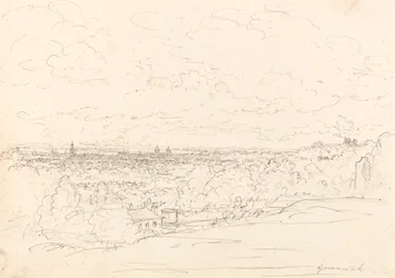 Vista distante di Greenwich