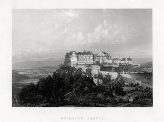 Castello di Stirling, Scozia, 1883