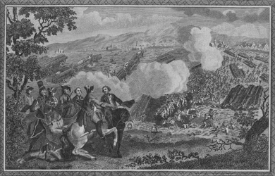 La battaglia di Minden, o Thornhausen, in Westfalia...1759, 1785