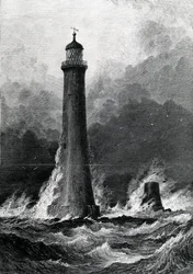 Il Nuovo Proposto Faro di Eddystone, illustrazione da 