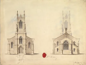 Progetto per la Chiesa Proposta a Middlesborough, 1837