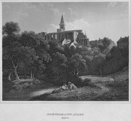 Abbazia di Dunfermline, Fifeshire, 1814