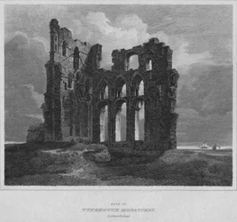 Parte del Monastero di Tynemouth, Northumberland