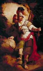 Sir Arthegal, il cavaliere della giustizia, con Talus, l