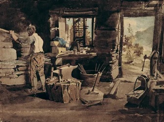 Interno della fucina, Ambleside