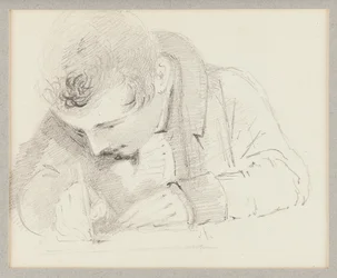 Uomo che scrive, 1825