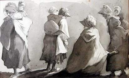 Madri che portano i loro bambini