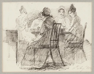 Gruppo seduto, 1808