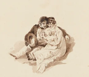 Tom e Christine con il bambino