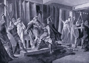 Tentato assassinio del re Edwin di Northumbria AD 626