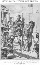 Come venivano addestrati i giovani spartani, c.1940s