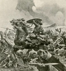 I romani combattono con l