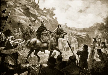 La marcia di Guglielmo il Conquistatore in Galles