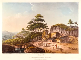 Fornaci di calce. Una vista a Clifton vicino a Bristol, Gloucestershire