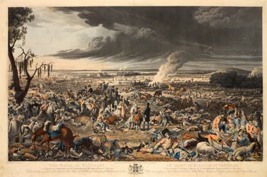 Il campo di Waterloo, come appariva la mattina dopo la memorabile battaglia del 18 giugno 1815