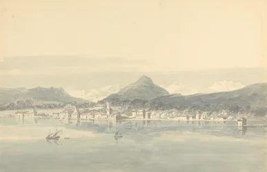 Una città sul lago di Ginevra