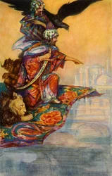 Salomone avvista il palazzo misterioso, 1928