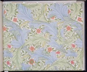 Carta da parati Granville, disegnata da John Henry Dearle per Morris and Company, 1896