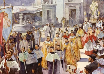 Processione cattolica romana