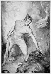 Beowulf taglia la testa di Grendel