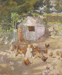 Cortile della fattoria, c.1890-1900